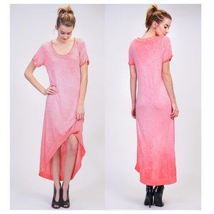 LAST!! Oil-washed T-shirt Dress - 3 PACK